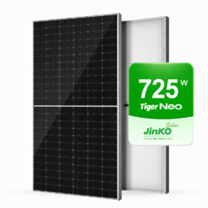 Jinko Solar Tiger NEO JKM725N-66HL5-BDV 725W N-Type TOPCon Bifacial Solar Panel