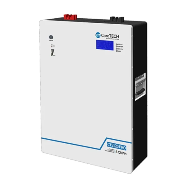 CoreTECH CT5120 PRO 5.12kWh 51.2V LiFePO4 Lithium Solar Battery CoreTECH CT5120 PRO 5.12kWh 51.2V LiFePO4 Lithium Solar Battery